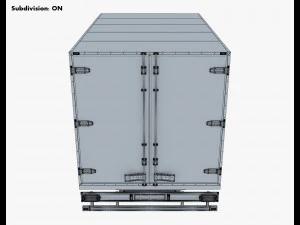 Generic Box Truck M 1 3D Model