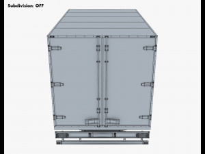 Generic Box Truck M 1 3Dモデル