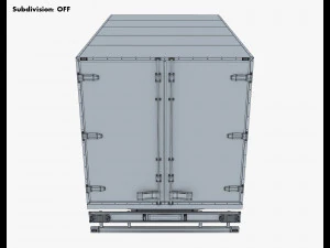 Generic Box Truck M 1 3D Model