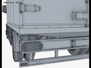 Generic Box Truck M 1 3Dモデル