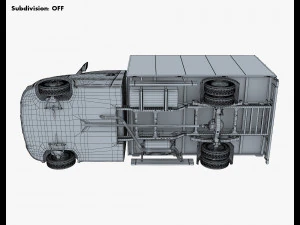 Generic Box Truck M 1 3D Model
