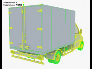 Generic Box Truck M 1 3Dモデル