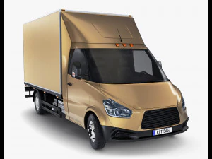 Generic Box Truck M 2 3D Model