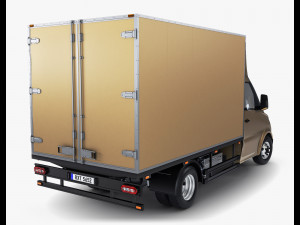 Generic Box Truck M 2 3D 模型