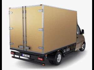Generic Box Truck M 2 3D Model