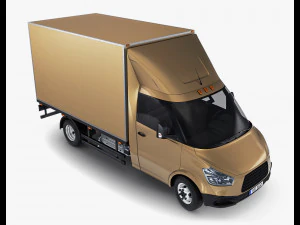 Generic Box Truck M 2 3D Model