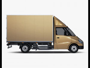 Generic Box Truck M 2 3D Model