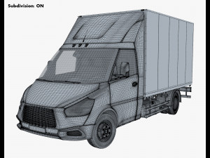 Generic Box Truck M 2 3D 模型