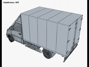 Generic Box Truck M 2 3D 模型