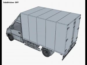 Generic Box Truck M 2 3D Model