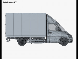Generic Box Truck M 2 3D 模型