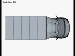 Generic Box Truck M 2 3D Model