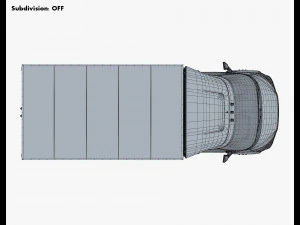 Generic Box Truck M 2 3D Model