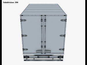 Generic Box Truck M 2 3D 模型