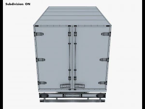 Generic Box Truck M 2 3D Model