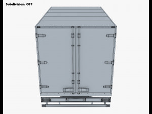 Generic Box Truck M 2 3D 模型