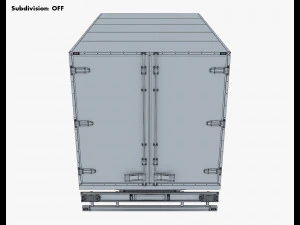 Generic Box Truck M 2 3D Model