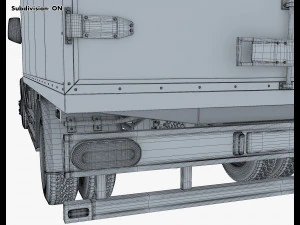 Generic Box Truck M 2 3D Model