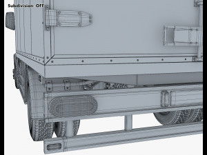 Generic Box Truck M 2 3D 模型