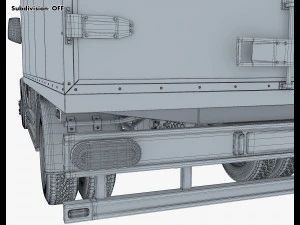 Generic Box Truck M 2 3D Model
