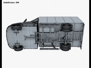 Generic Box Truck M 2 3D 模型
