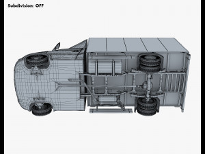 Generic Box Truck M 2 3D 模型