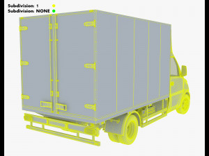 Generic Box Truck M 2 3D 模型