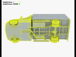 Generic Box Truck M 2 3D 模型