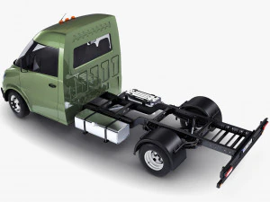 Generic Truck Chassis Frame M 1 3D Model