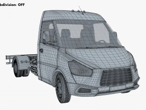 Generic Truck Chassis Frame M 1 3D Model