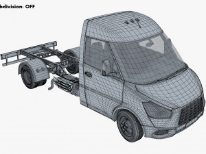 Generic Truck Chassis Frame M 1 Modello 3D