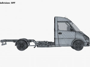 Generic Truck Chassis Frame M 1 Modello 3D