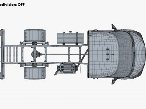 Generic Truck Chassis Frame M 1 Modello 3D