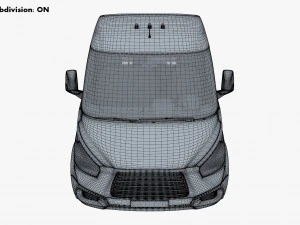 Generic Truck Chassis Frame M 1 3D Model