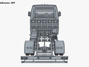 Generic Truck Chassis Frame M 1 3D Model