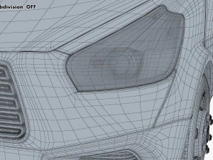 Generic Truck Chassis Frame M 1 3D Model
