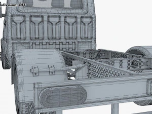 Generic Truck Chassis Frame M 1 3D Model