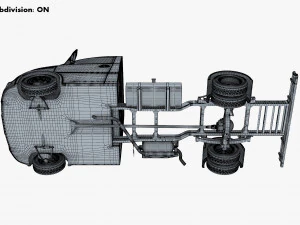 Generic Truck Chassis Frame M 1 3D Model