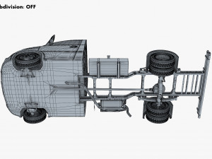 Generic Truck Chassis Frame M 1 Modello 3D