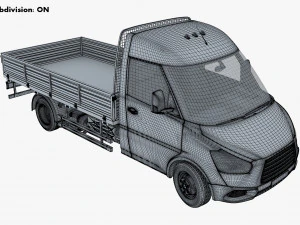 Cami&oacute;n ligero gen&eacute;rico M 1 Modelo 3D
