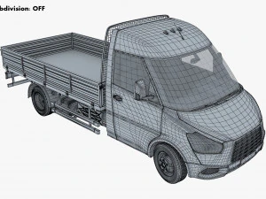 Cami&oacute;n ligero gen&eacute;rico M 1 Modelo 3D
