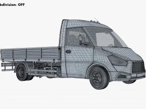 Cami&oacute;n ligero gen&eacute;rico M 1 Modelo 3D