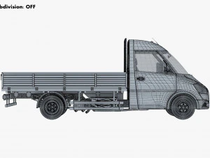 Cami&oacute;n ligero gen&eacute;rico M 1 Modelo 3D
