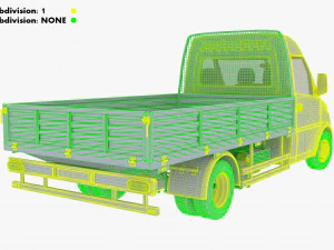 Cami&oacute;n ligero gen&eacute;rico M 1 Modelo 3D