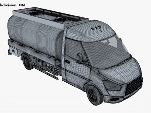 Generic Light Truck Tank M 1 3D Model