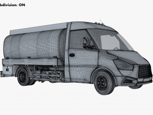 Generic Light Truck Tank M 1 Modelo 3D
