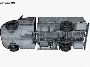 Generic Light Truck Tank M 1 3D Model