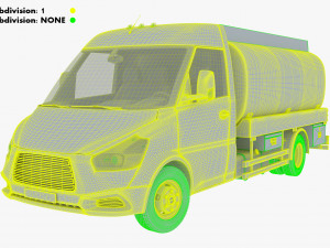 Generic Light Truck Tank M 1 Modelo 3D