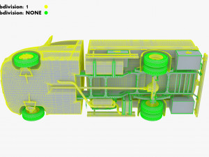 Generic Light Truck Tank M 1 Modelo 3D