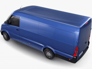 Generic Commercial Cargo Van M 2 3D Model